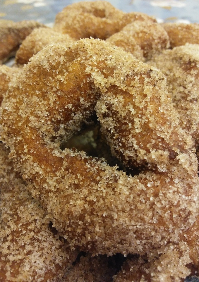 Una foto de Buñuelos de naranja y canela