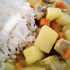 Una foto de Curry de cerdo al estilo japonés