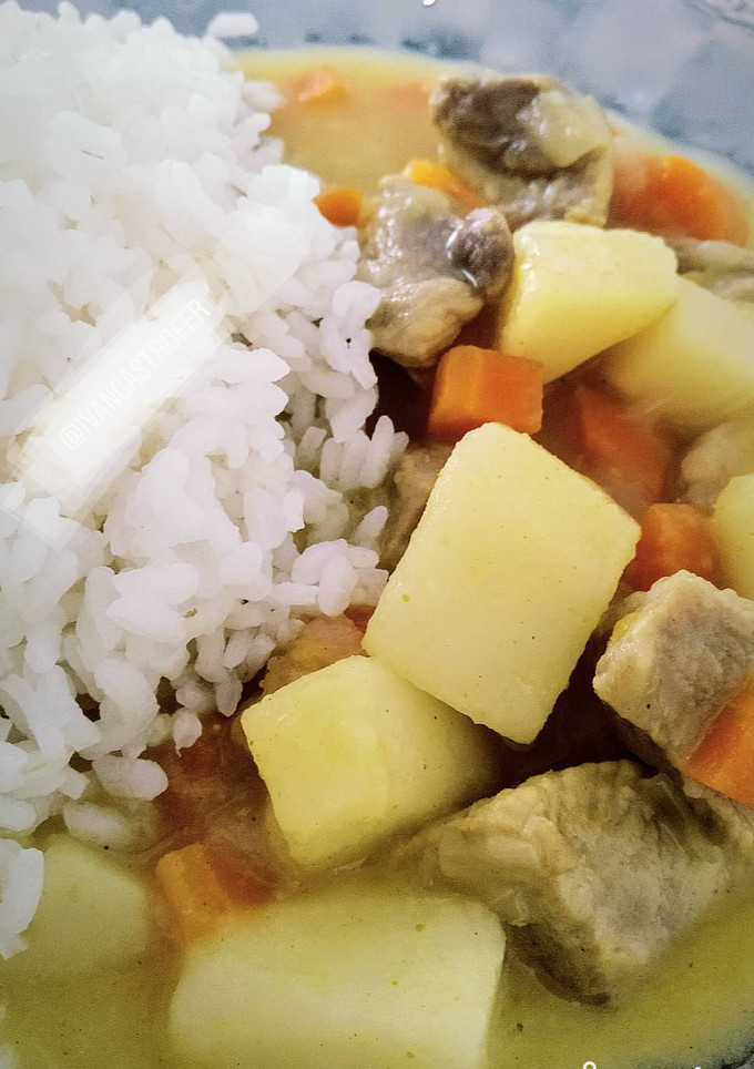 Una foto de Curry de cerdo al estilo japonés