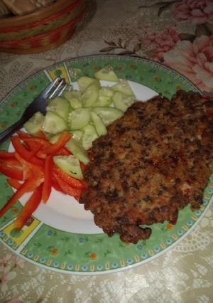 Una foto de Hamburguesa de soya 😍