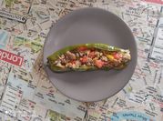 Una foto de para chiles rellenos