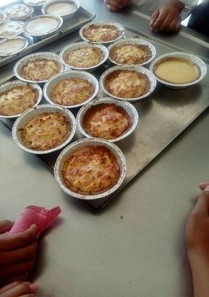 Una foto de Tarta de jamón con pollo