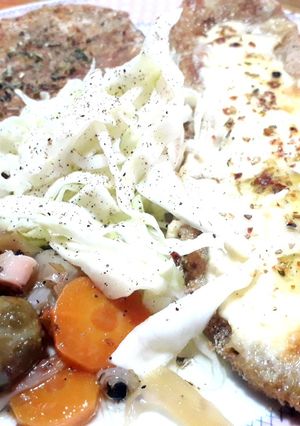 Una foto de Milanesas de berenjena