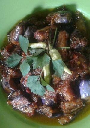 Foto resep Terong Sambal Ikan asin