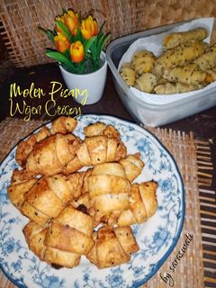 Foto resep Molen Pisang Wijen Crispy