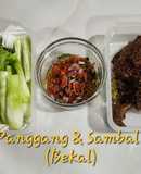 174. Ayam Panggang & Sambal Matah (Bekal) 🌶️