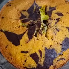 Marbel cake 🎂🎂 A picture of Marbel cake 🎂🎂.