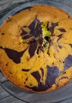 A picture of Marbel cake 🎂🎂.