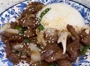 A picture of mongolian beef