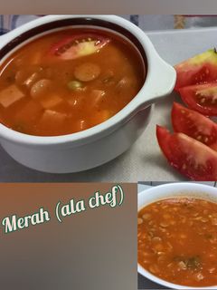 Foto resep Sup Merah (ala chef)