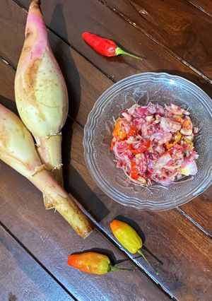 Foto resep Sambal matah kecombrang (honje)