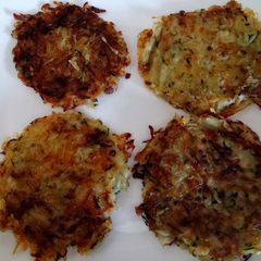 A picture of Potato and courgette rosti.