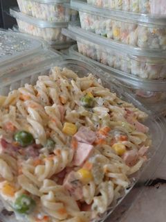 عکسی از دستور سالاد ماکارونی با ژامبون