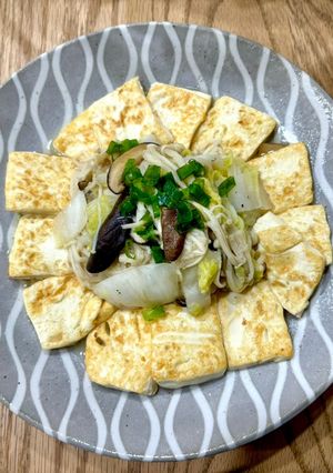 鮮菇時蔬繪豆腐 的食譜成品照片