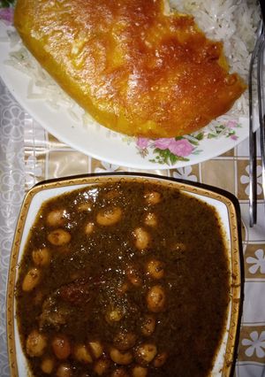 عکسی از دستور قرمه سبزی