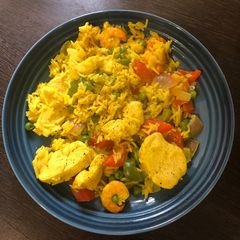 A picture of Chicken & Prawn Simple Paella.