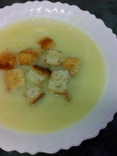 Una foto de Crema de calabacín