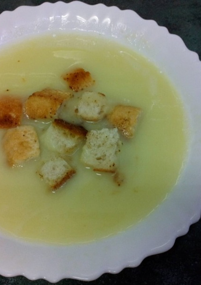Una foto de Crema de calabacín