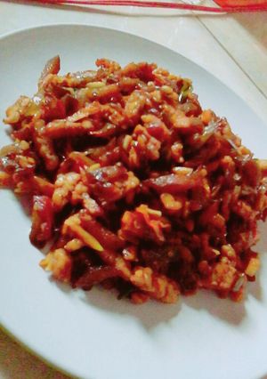 Foto resep Oseng" tempe dan terong