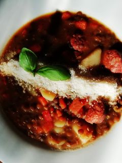 Una foto de Lentejas con chorizo