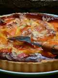 Tarte amandine aux abricots et au miel