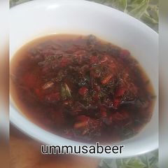 A picture of Ugu sauce #PAKNIG.