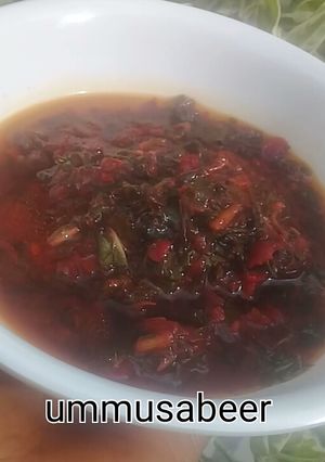 A picture of Ugu sauce #PAKNIG.