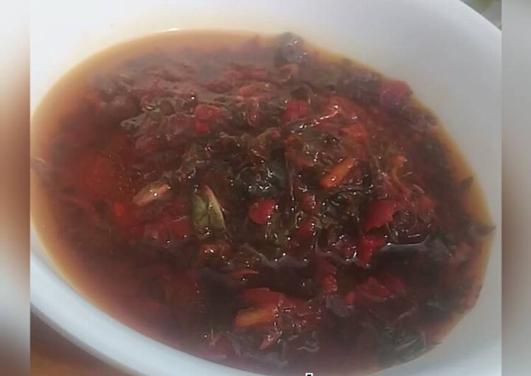 Easiest Way to Make Great Ugu sauce #PAKNIG | So Tasty Food Recipe From My Kitchen