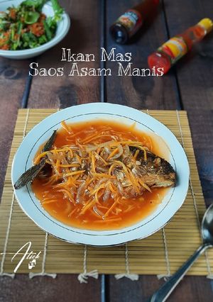 Foto resep Ikan Mas Saos Asam Manis