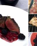 Grilled Wagyu Beef Fillet Mignon With Blackberry Wine Butter Sauce
