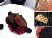 A picture of berry sauce