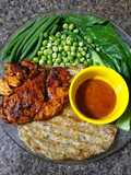 Chicken Steak with Onion Pratha