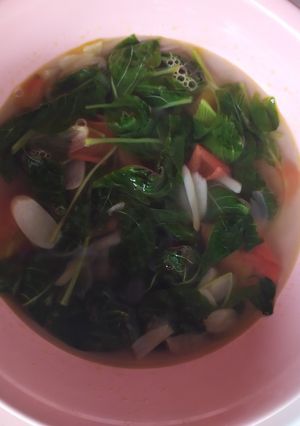 Foto resep Sayur Bayam Irit Bahan