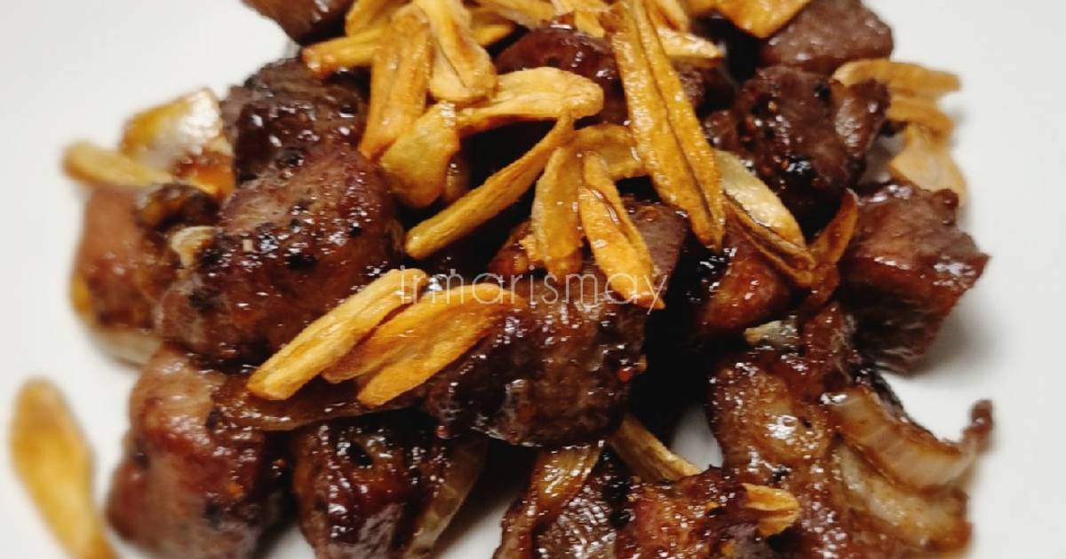 Resep 460. Garlic Butter Saikoro Beef oleh Irma Rismayanti Cookpad