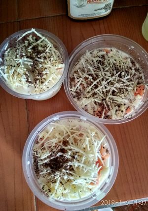 Foto resep Salad buah Simple tanpa mayonaise