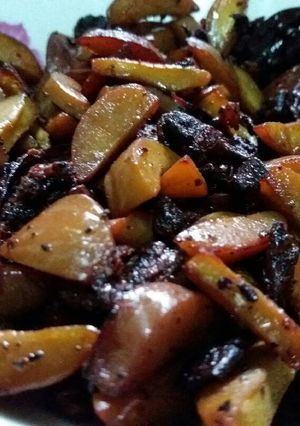 Foto resep garang asam manis jengkol (jengkol item)