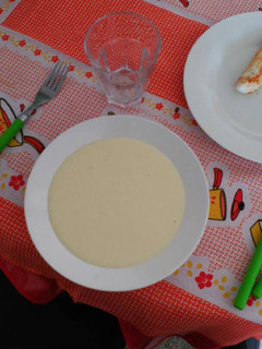 Una foto de Puré de patata con leche