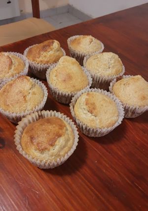 Una foto de Muffins integrales de coco