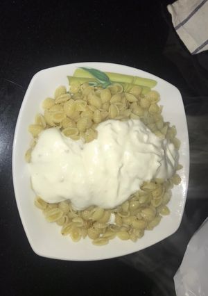 صورة لوصفة مكرونة بالزبادي
