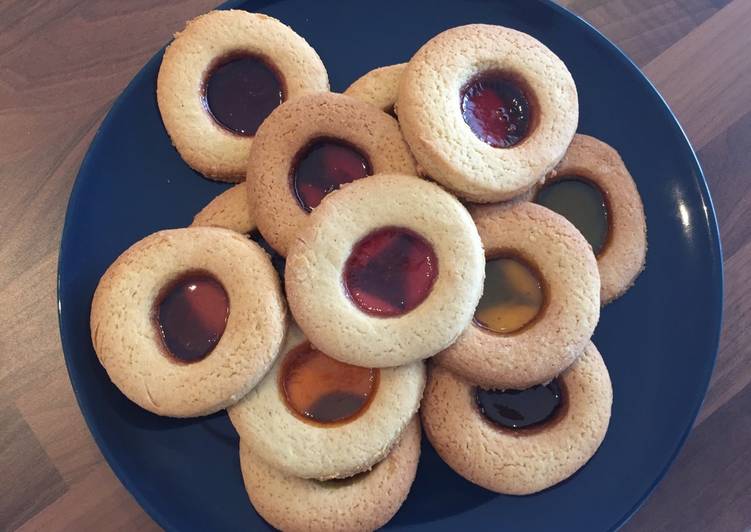 Stained glass window biscuits