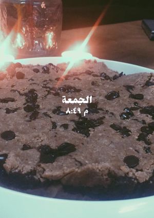 صورة لوصفة كيكة الكوكيز المقلدة