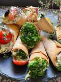 🌮Cornets wraps 🫓🫔express fraîcheur 🥬printanière 🥒🫜🌶️