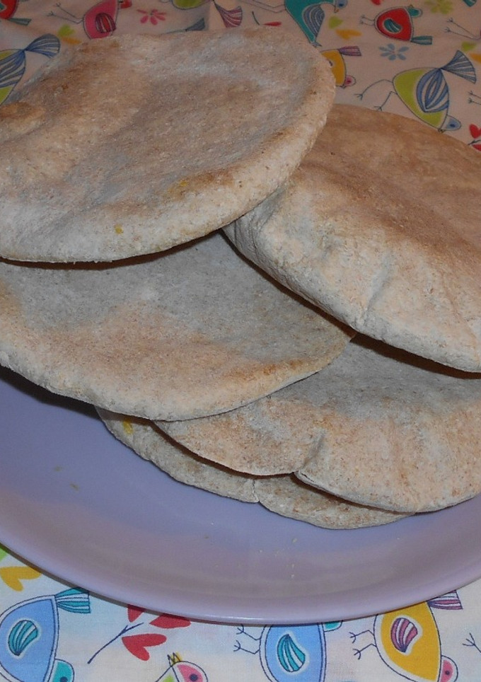 Una foto de Pan árabe receta
