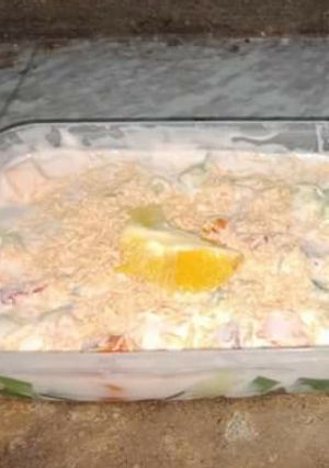 Foto resep Salad buah buatan sendiri