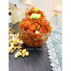 A picture of Gajar Ka Halwa.