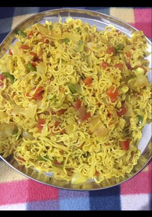A picture of Vegetable noodles.