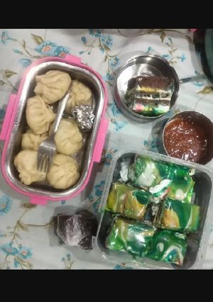 A picture of Happy stomach Momos.