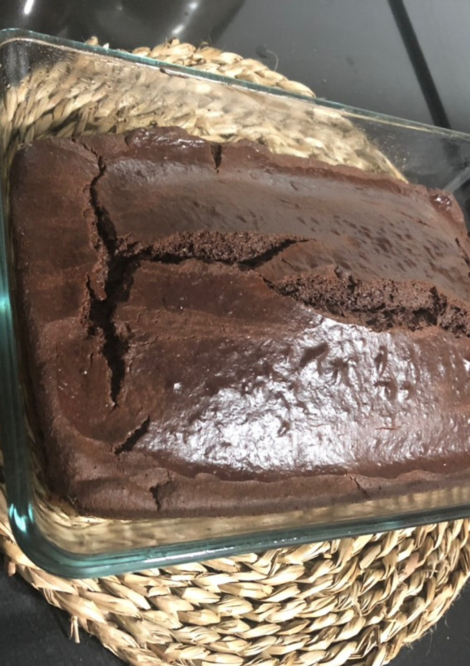 Una foto de Bizcocho fit de chocolate