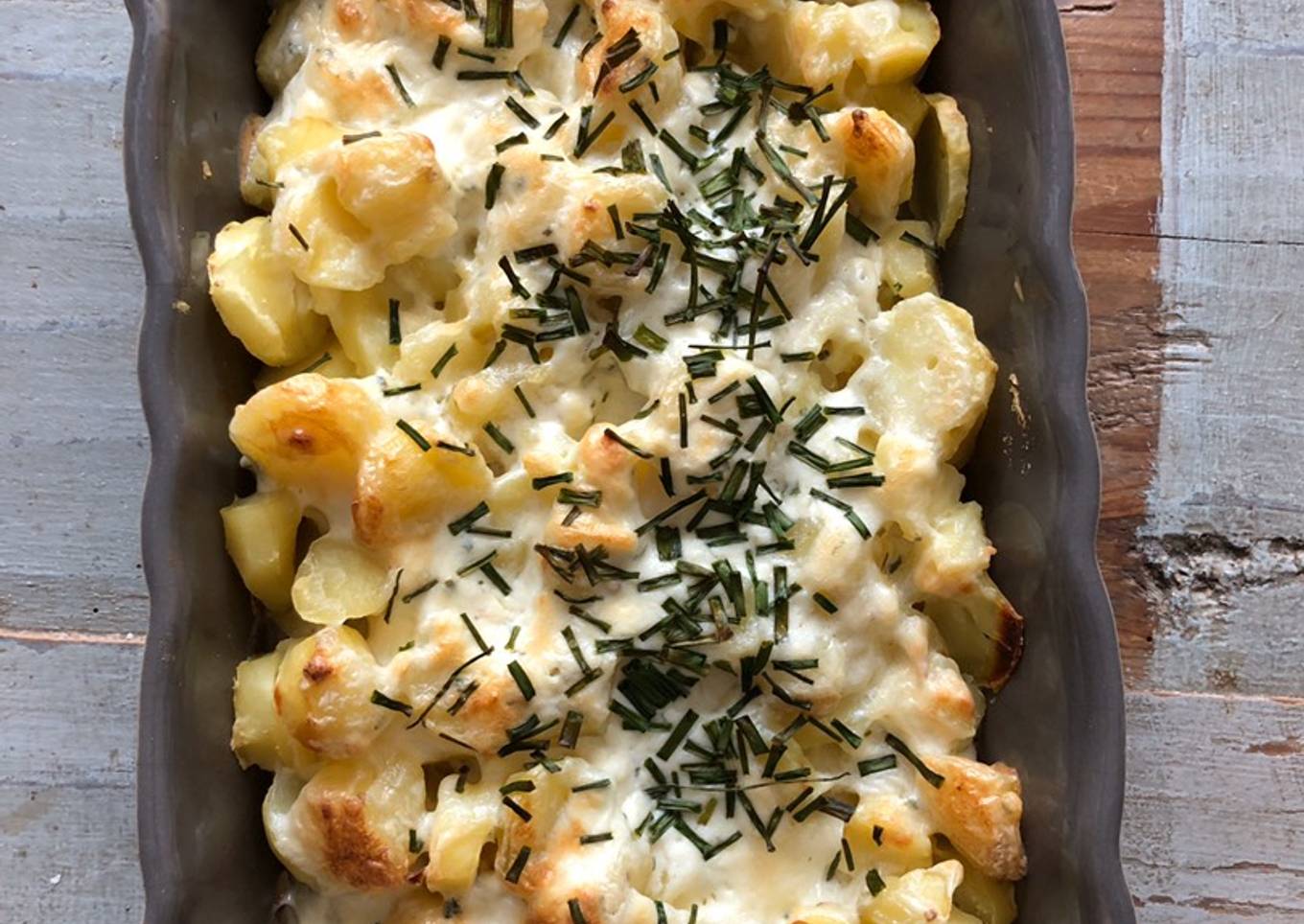 Gratin de pommes de terre au boursin