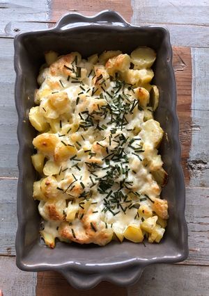 Une photo de Gratin de pommes de terre au boursin